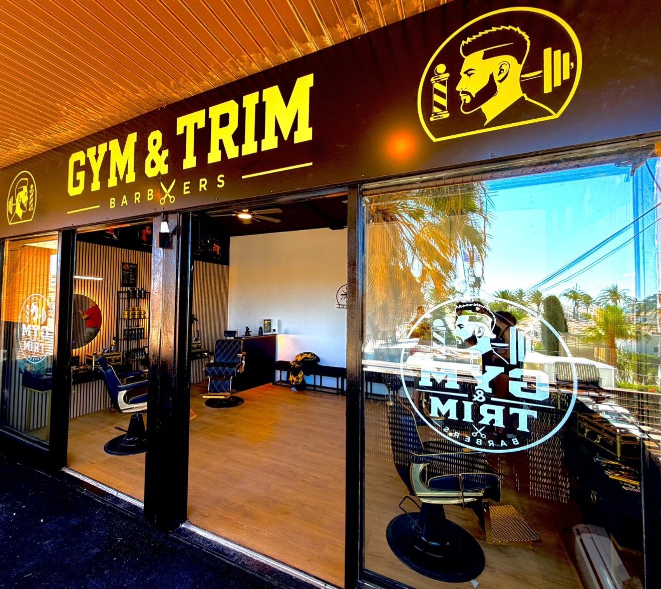 Gym & Trim Barbers storefront